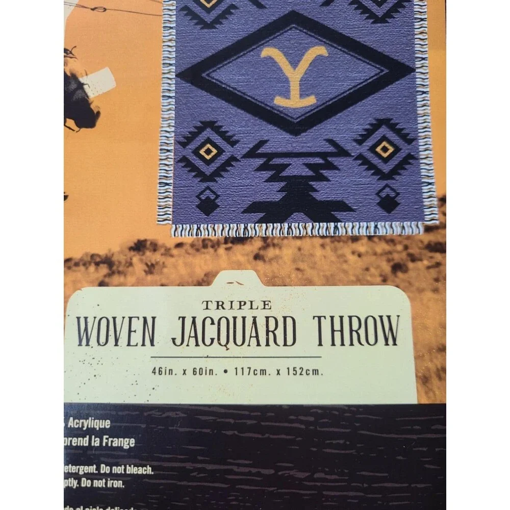 Yellowstone Tapestry Throw Blanket, 46